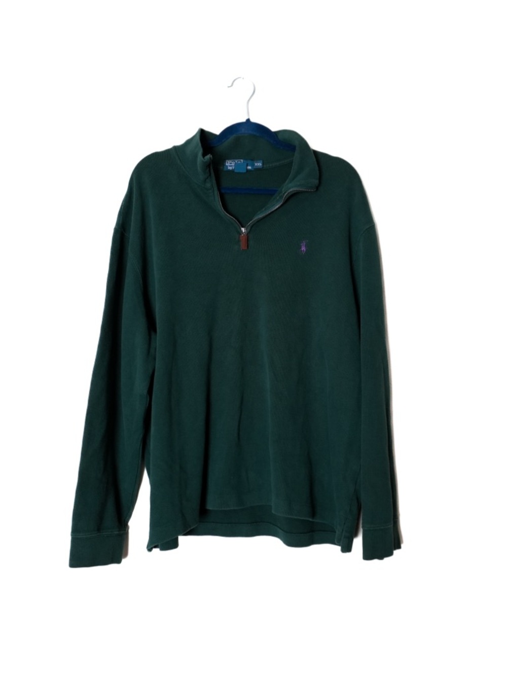 Polo Ralph Lauren Green Quarter Zip Pullover Sweater